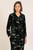Traffic People Graft Black Floral Velvet Shirt