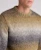 Remus Uomo Grey Gradient Stripe Wool Blend Jumper