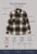 Wear London Bart Coffee/Black Check Wool Blend Overshirt
