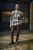 Wear London Bart Coffee/Black Check Wool Blend Overshirt