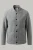 Wear London Aldgate Silver Grey Wool Baseball Shacket