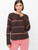 Brax Liz Brown Striped Alpaca/Wool Blend Jumper