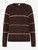 Brax Liz Brown Striped Alpaca/Wool Blend Jumper