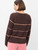 Brax Liz Brown Striped Alpaca/Wool Blend Jumper