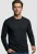 Wear London Bevis Long Sleeve Black Cotton T Shirt
