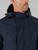 Farah Sedgewick Dark Navy Zip coat with hood