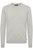 Matinique Medium Grey Crew Neck Cotton Jumper