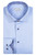 Giordano Light Blue Structured Weave Shirt