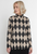 Ana Alcazar Diamond Pattern Turtle Neck Top