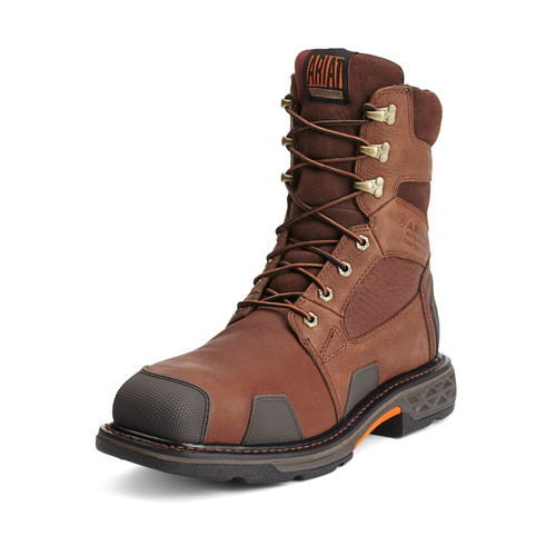 Ariat® OverDrive #10012940 Men's 8" Wide Square Toe Waterproof Composite Safety Toe Work Boot