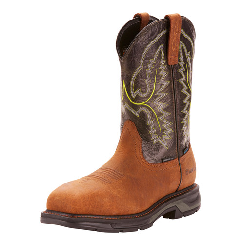 Ariat® WorkHog XT #10024966 Men's 11" Waterproof Carbon Safety Toe Western Work Boot Ariat® WorkHog XT #10024966 Men's 11" Waterproof Carbon Safety Toe Western Work Boot