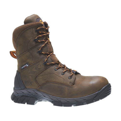 Wolverine Glacier Ice #W10645 Men's 8" Insulated Waterproof Composite Safety Toe Work Boot