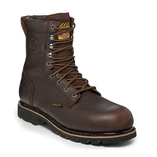 Justin Miner #WK712 Men's 8" Waterproof Composite Safety Toe Work Boot