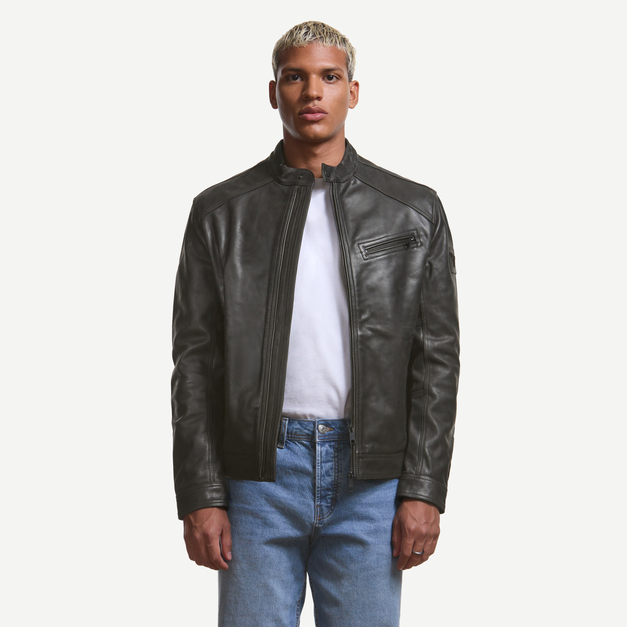 Red Bridge Lederjacke Used Look Herren Red Bridge Lederjacke