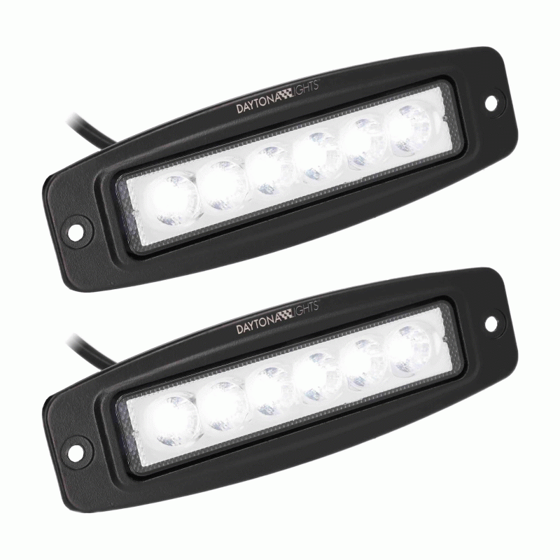 Flush Mount Driving Light 6 Led Spot (2Pk) - Team Marketing Group, LLC