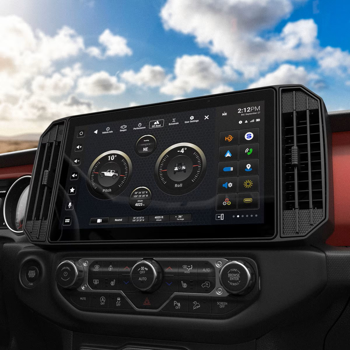 JEEP WRANGLER JL/GLADIATOR JT HORIZON12® MULTIMEDIA INFOTAINMENT