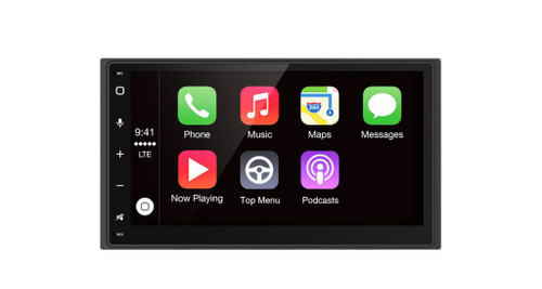 BLAUPUNKT 7" DOUBLE DIN WIRELESS APPLE CARPLAY & ANDROID AUTO, LINUX OS, REAR USB, AM/FM, 10 BAND EQ, SWC, BLUETOOTH