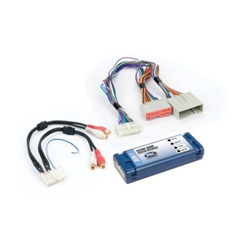 Amplifier integration interface for Ford, Lincoln, Mercury vehicles