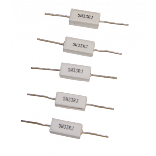 33 ohm resistor pack (5 pcs)
Sandstone, axial resistors