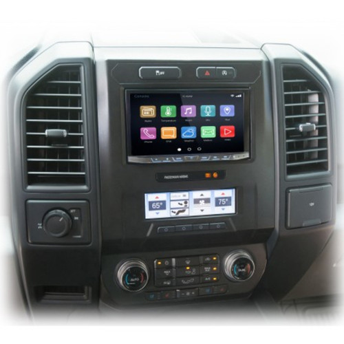 PAC 2015-19 FORD F-SERIES PICKUP (8' RADIO) REPLACEMENT KIT WITH INTEGRATED CLIMATE CONTROLS