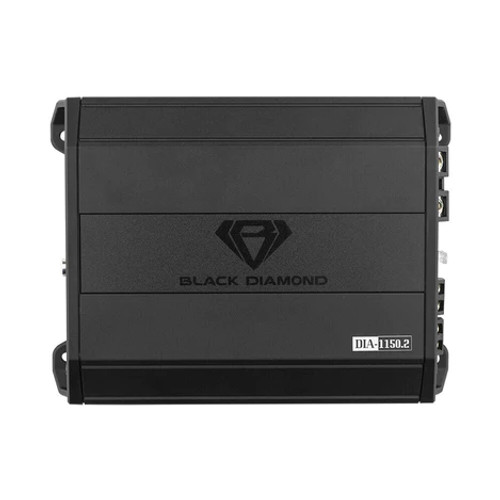 Black Diamond Full-Range Class Ab 2-Channel Amplifier 1150 Watts - (150X1@4OHM, 60X2@4OHM, 80X2@2OHM)