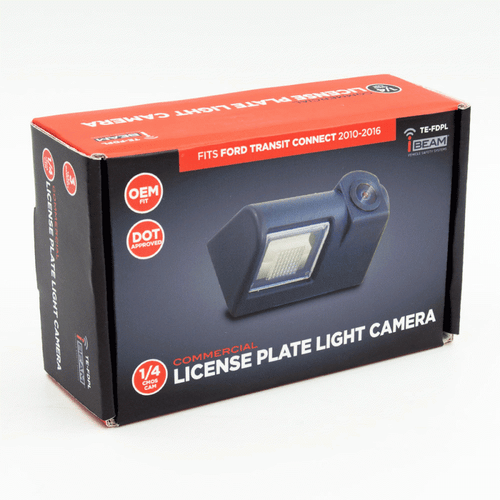 IBEAM FORD TRANSIT CONNECT 2010-2016 PLATE LIGHT MOUNT BACK UP CAMERA