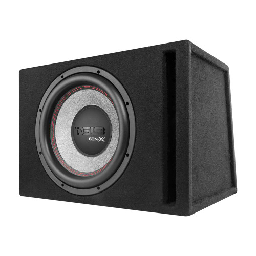 DS18 GENESIS SERIES SINGLE 12" LOADED SUBWOOFER VENTED ENCLOSURE - 450W RMS / 900W MAX