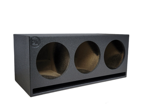 BASS-MAXX TRIPLE 12" VENTED POLY COATED ENCLOSURE