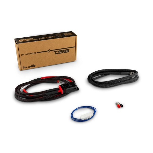 DS18 Ryder 8-GA Amplifier Installation Kit for Harley Davidson