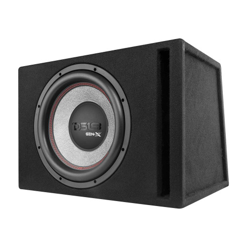 DS18 GENESIS SERIES SINGLE 10" LOADED VENTED ENCLOSURE WITH GENX104D SUBWOOFER - 800 WATTS