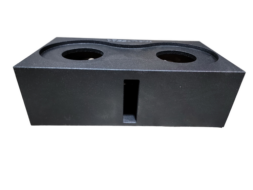 BASS-MAXX DUAL 8" VENTED POLY COATED ENCLOSURE FOR SPORTS CARS
