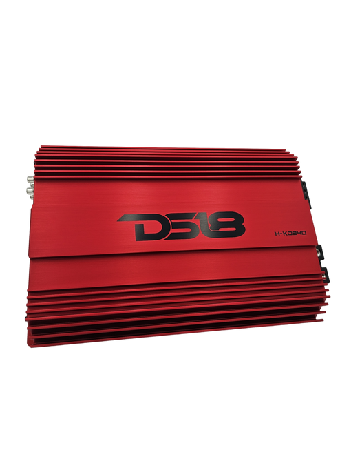 DS18 HOOLIGAN KO 4 CHANNEL AMPLIFIER WITH VOLT METER 4 X 300 WATTS RMS @ 4OHM - MADE IN KOREA