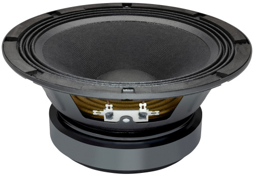 8-inch pressed steel chassis, ferrite magnet mid/bass driver