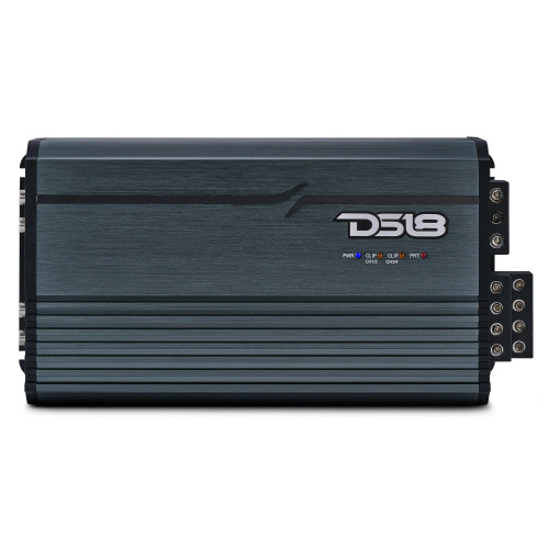 DS18 FRP CLASS D FULL RANGE MULTI CHANNELS 1 OHM STABLE AMPLIFIERS WITH REMOTE LEVEL CONTROL - 4-Channel TITANIUM