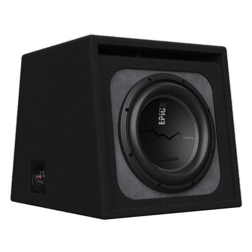 AUDIOCONTROL EPICX 10" Vented Subwoofer Bass Enclosure, 1 ohm, 500 W RMS