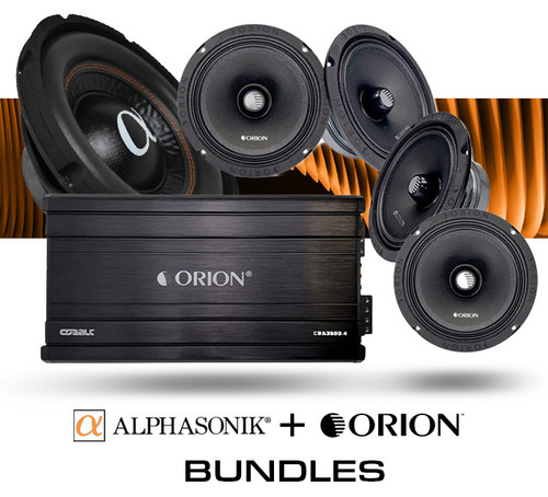 ORION 3500.4 AMP, PRO SPEAKERS & SUBWOOFER BUNDLE