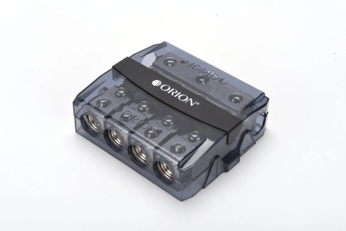 MINI ANL POWER DISTRIBUTION BLOCK THREE 0/2 IN AND FOUR 2/4 GAUGE OUPUT NICKEL FINISH WITH 4
100A MINI ANL FUSE