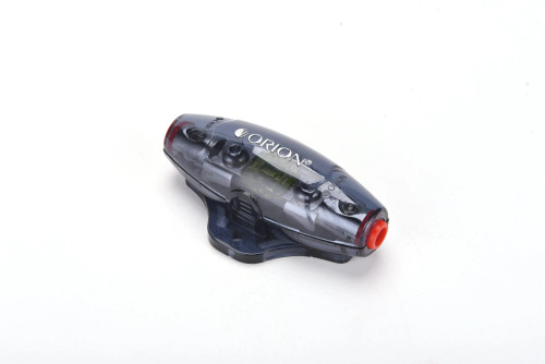 ORION MINI ANL FUSE HOLDER 4/8 GAUGE IN/OUT WITH ADAPTOR AND 100A FUSE INCLUDED NICKEL FINISH