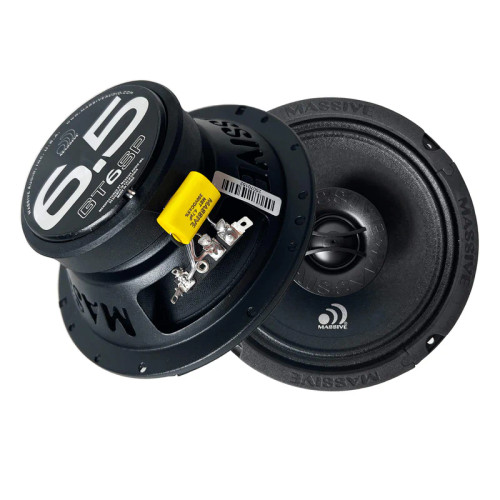 MASSIVE PRO-MARINE, Coaxial, Component - IP65 / CTA 2031 Certified Mid-Range Speakers 2-Way 6x9 in, Coaxial, 4O, 100w RMS / 200w MAX, Pro & Car Audio (PAIR)