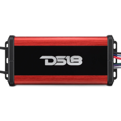 DS18 NXL Ultra-Compact Waterproof 4-Channel Full-Range Amplifier with Bluetooth 5.1 Receiver Built-In