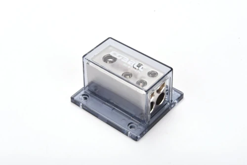 ORION ONE 0/2 GAUGE IN AND FOUR 4 GAUGE OUT NICKEL FINISH