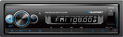 BLAUPUNKT 1-DIN RADIO, MECHLESS, 45WX4, 2X FRONT USB (TYPE-A & TYPE-C), BT, DETACH FACE, 3PR PREOUT, AM/FM