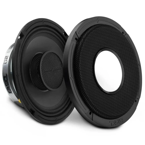 DS18 PRO 8" SLIM HYBRID MID RANGE SPEAKER WITH BUILT IN DRIVER 2 OHM