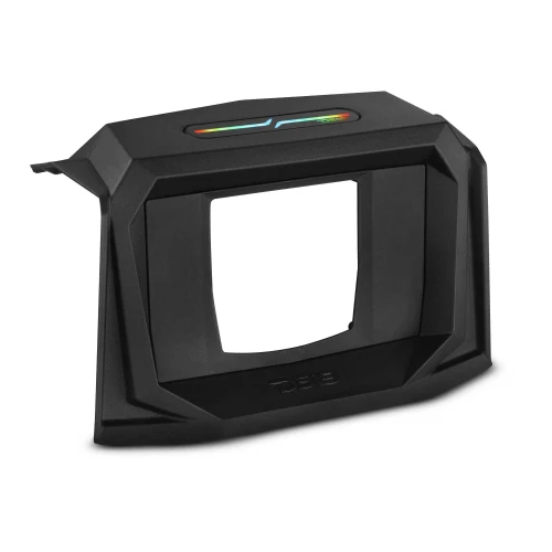 DS18 Polaris RZR-XP 2019-Up Upper Dash Kit for MRX150 Head-Unit with Digital LED Badge