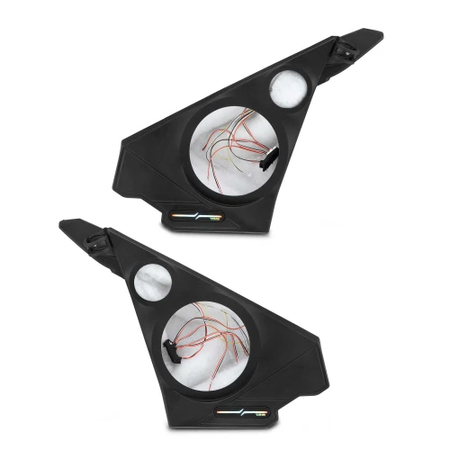 DS18 Polaris Slingshot Front Kick Panel Speaker Pods – Empty Enclosure for 8" Speakers and 3.8" Tweeters | 2020 - Current