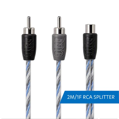 EPIC 2 MALE - 1 FEMALE TWISTCORE PAIR RCA SPLITTER