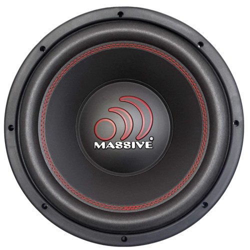 MASSIVE AUDIO 12" DUAL 4 OHM 500W RMS / 1000W MAX SUBWOOFER