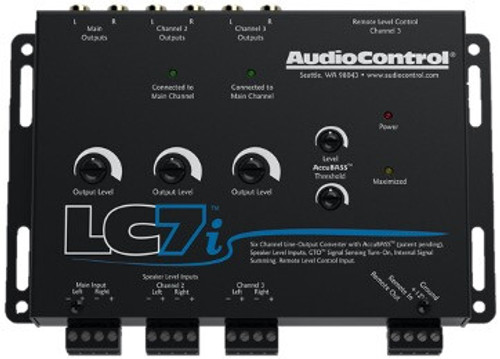 AUDIOCONTROL LC7i Six Channel Converter/AccuBASS BLACK