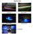 RACESPORT LED Interior Ambient 18-Piece RGBW Multicolor Ultra-Flow Series ColorSmart Vehicle Complete Kit