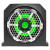 DS18 HYDRO WATERPROOF LOADED SUBWOOFER ENCLOSURE - 10" SUB & 10" PASSIVE RADIATOR, RGB LED BUILT IN - BLACK
